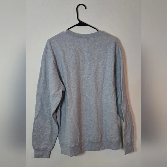 Disney Minnie Mouse Gray Cozy Lounge Wear Sweatshirt Size L - Picture 2 of 4